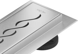 Mexen Flat M18 lineáris lefolyó 80 cm, inox - 1023080-15 (1023080-15)