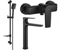 Mexen Lynx DF62 zuhanyszett, fekete - 745914DF62-70 (745914DF62-70)