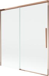 Mexen Rox 2-szárnyú eltolható kádparaván 150 x 150 cm, átlátszó, rózsaarany - 8C9-150-001-60-00 (8C9-150-001-60-00)