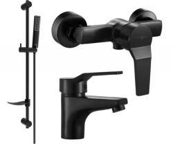 Mexen Caro DF72 zuhanykészlet, fekete - 746604DF72-70 (746604DF72-70)