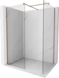 Mexen Kioto zuhanyfal Walk-in 110 x 80 cm, átlátszó, rózsaarany - 800-110-202-60-00-080 (800-110-202-60-00-080)