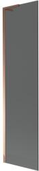 Mexen Next L kádparaván, 1-szárnyú, 50 x 150 cm, grafit, rózsaarany - 895-050-000-03-40-60 (895-050-000-03-40-60)