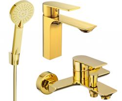 Mexen Alexa R40 kád szett, arany - 71203R40-50 (71203R40-50)