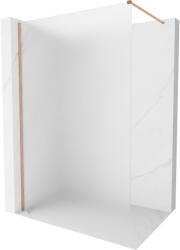 Mexen Kioto-X zuhanyfal Walk-in 120 x 200 cm, fagyott 10 mm, kefélt réz - 800-120-101-65-30-X (800-120-101-65-30-X)