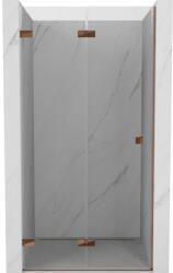 Mexen Lunar-F összecsukható zuhanyajtó baloldali 60 cm, átlátszó, rózsaszín arany - 836-060-000-60-00-L (836-060-000-60-00-L)