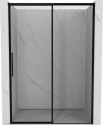 Mexen Rox jobbra toló zuhanyajtó 155 cm, fekete keret, fekete - 8C2-155-000-70-70-P (8C2-155-000-70-70-P)