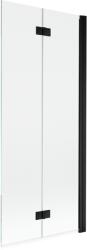 Mexen Mist zuhanyfal, 2-szárnyú jobbos 80 x 150 cm, átlátszó, fekete - 8A9-080-002-70-00-P (8A9-080-002-70-00-P)