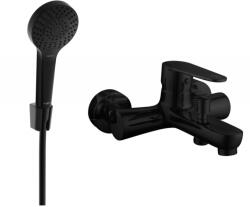 Mexen Kama R05 kádcsaptelep zuhanyszettel, fekete - 7253R05-70 (7253R05-70)