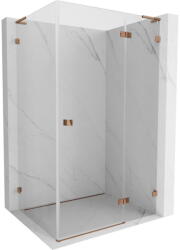 Mexen Lunar L zuhanykabin jobbra nyíló 90 x 80 cm, átlátszó, rózsaarany - 834L-090-080-60-00-P (834L-090-080-60-00-P)