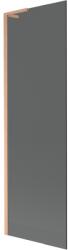 Mexen Next L fürdőkád paraván 1-szárnyú 60 x 150 cm, grafit, csiszolt réz - 895-060-000-03-40-65 (895-060-000-03-40-65)