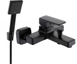 Mexen Cetus R45 kádtöltő csaptelep zuhanyszettel, fekete - 74433R45-70 (74433R45-70)