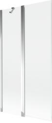 Mexen Mist 2-szárnyú kádparaván 100 x 150 cm, átlátszó, króm - 8A9-100-011-01-00 (8A9-100-011-01-00)