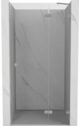 Mexen Lunar jobboldali, nyíló zuhanyajtó, 80 cm, átlátszó, kefélt nikkel - 834-080-000-97-00-P (834-080-000-97-00-P)