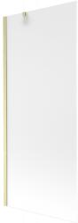 Mexen Next egyajtós kádparaván 80 x 150 cm, fagyos, arany szálcsiszolt - 895-080-000-00-30-55 (895-080-000-00-30-55)
