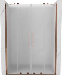 Mexen Velar Duo tolóajtós zuhanyajtók 140 cm, zúzmara, rózsaarany - 871-140-000-32-60 (871-140-000-32-60)
