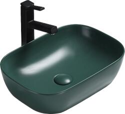 Mexen Rita pultra szerelhető mosdó 45 x 32 cm, sötétzöld matt - 21084547 (21084547)