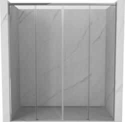 Mexen Rox Duó tolható zuhanyajtó 200 cm, átlátszó, króm - 8C2-200-002-01-00 (8C2-200-002-01-00)