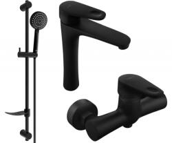 Mexen Kama DF75 zuhanykészlet, fekete - 72514DF75-70 (72514DF75-70)