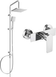 Mexen Tord külső zuhanykészlet esőztetővel és Alfa zuhanycsapteleppel, króm - 745740200-00 (745740200-00)