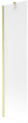 Mexen Next, 1-szárnyas zuhanyfal 50 x 150 cm, matt üveg, arany kefélt - 895-050-000-00-30-55 (895-050-000-00-30-55)