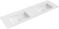 Mexen Otis dupla mosdókagyló pultba süllyesztett 161 x 46, 5 cm, fehér matt - 25181601D (25181601D)