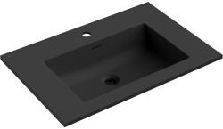 Mexen Otis beépíthető mosdókagyló 71 x 46, 5 cm, fekete matt - 25187071 (25187071)