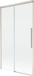 Mexen Rox 2-szárnyú zuhanyfal, toló, 100 x 150 cm, átlátszó, csiszolt nikkel - 8C9-100-001-97-00 (8C9-100-001-97-00)