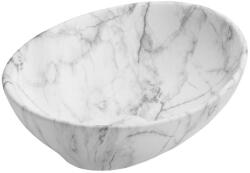 Mexen Elza 40 x 33 cm-es táblára szerelhető mosdó, fehér kő - 21014094 (21014094)