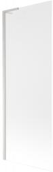 Mexen Next L kádra szerelhető paraván, 1 szárnyú, 70 x 150 cm, fagyott, matt nikkel - 895-070-000-03-30-97 (895-070-000-03-30-97)