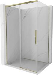 Mexen Rox tolóajtós zuhanykabin 100 x 75 cm, átlátszó, arany - 8C2-100-075-50-00 (8C2-100-075-50-00)