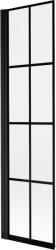 Mexen Mist egyoldalas bal oldali zuhanyfal 50 x 150 cm, fekete rács, fekete - 8A9-050-001-70-77-L (8A9-050-001-70-77-L)