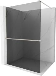 Mexen Kioto+ zuhanyfal polccal Walk-in 130 x 200 cm, grafit, kefe nikke - 800-130-121-97-40 (800-130-121-97-40)