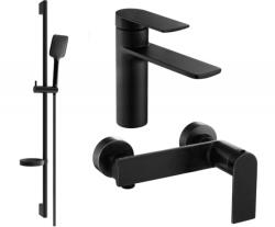 Mexen Zero DS62 zuhanykészlet, fekete - 71104DS62-70 (71104DS62-70)