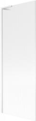 Mexen Next L kádparaván 1-szárnyú 70 x 150 cm, csíkos, fehér - 895-070-000-03-09-20 (895-070-000-03-09-20)