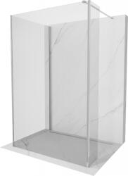 Mexen Kioto Walk-in zuhanyfal 130 x 85 x 30 cm, átlátszó, króm - 800-130-085-221-01-00-030 (800-130-085-221-01-00-030)