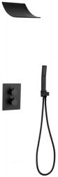 Mexen Salto beépített fekete zuhanykészlet - 7604-02-70 (7604-02-70)