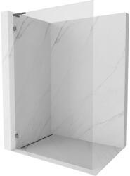 Mexen Lunar L zuhanyfal Walk-in bal 80 x 200 cm, átlátszó 8 mm, gun szürke kefélt - 830L-080-000-66-00-L (830L-080-000-66-00-L)