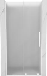 Mexen Velar toló zuhanyajtó, 90 cm, zúzmara, fehér - 871-090-000-31-20 (871-090-000-31-20)