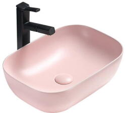 Mexen Rita asztali mosdókagyló 45 x 32 cm, rózsaszín matt - 21084544 (21084544)
