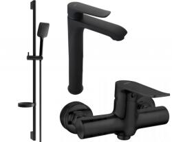 Mexen Pecos DS62 zuhanyszett, fekete - 72714DS62-70 (72714DS62-70)