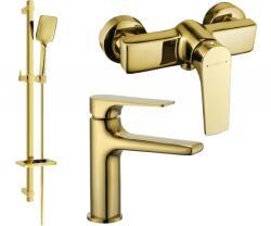 Mexen Lynx DQ62 zuhanykészlet, arany - 745904DQ62-50 (745904DQ62-50)