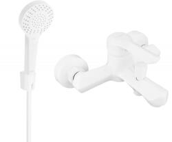 Mexen Sabre R05 kád csaptelep zuhanyszettel, fehér - 7213R05-20 (7213R05-20)