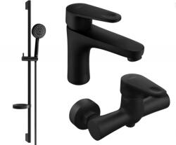 Mexen Kama DS75 zuhanyszett, fekete - 72504DS75-70 (72504DS75-70)