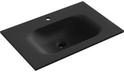Mexen Vela beépíthető mosdó 71 x 46, 5 cm, fekete matt - 25237071 (25237071)