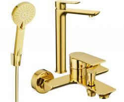 Mexen Alfa R40 fürdőkád szett, arany - 745713R40-50 (745713R40-50)