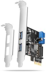 AXAGON PCEU-232RS PCIe vezérlő 2x ext. + 2x int. USB 5Gbps (PCEU-232RS) (PCEU-232RS)