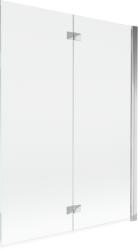 Mexen Mist 2-szárnyú fürdőkád paraván jobb 130 x 150 cm, átlátszó, króm - 8A9-130-002-01-00-P (8A9-130-002-01-00-P)