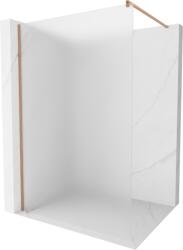 Mexen Kioto zuhanyfal Walk-in 130 x 200 cm, matt 8 mm, kefe réz - 800-130-101-65-30 (800-130-101-65-30)