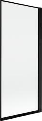 Mexen Mist egyszárnyú fürdőkád paraván jobb 80 x 150 cm, fekete keret, fekete - 8A9-080-001-70-70-P (8A9-080-001-70-70-P)