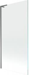 Mexen Next L fürdőkád paraván, 1 ajtós, 90 x 150 cm, átlátszó, gun metal - 895-090-000-03-00-95 (895-090-000-03-00-95)